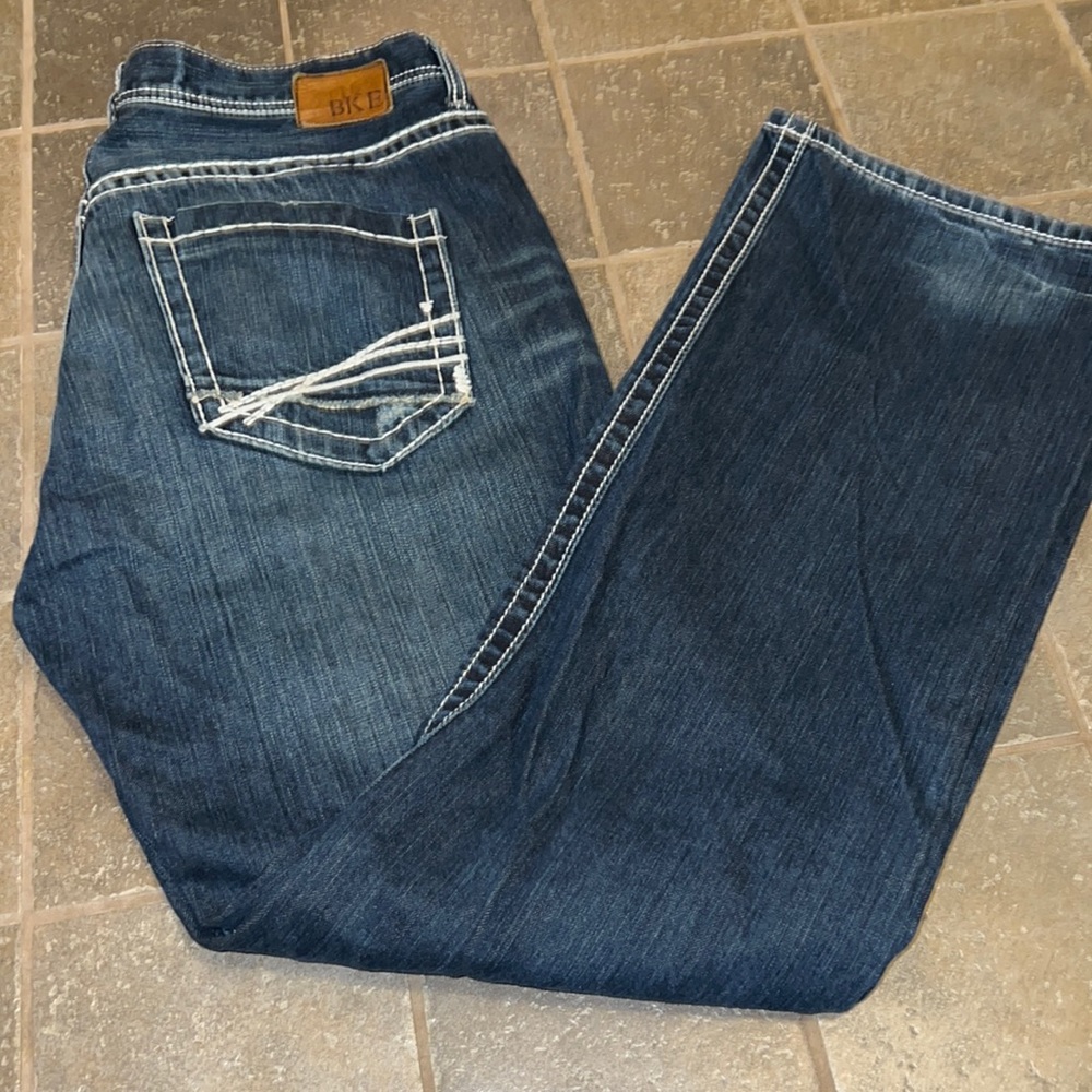 Mens BKE Derek jeans sz 36x34